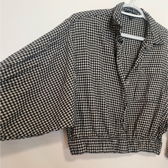 Mavi checkered / plaid cropped shirt - Picture 2 of 5